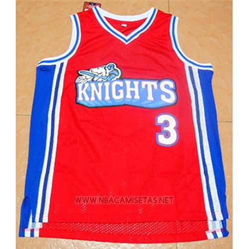 Camiseta Pelicula Knights Calvin Cambridge NO 3 Rojo